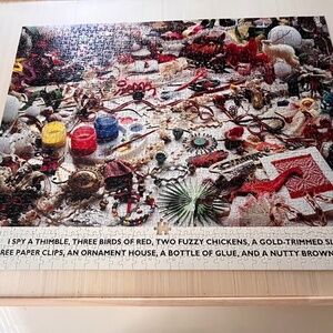Vintage I Spy Holidays Christmas Crafts Challenge Jigsaw Puzzle 1000 Pieces